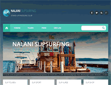 Tablet Screenshot of nalani-supsurfing.com